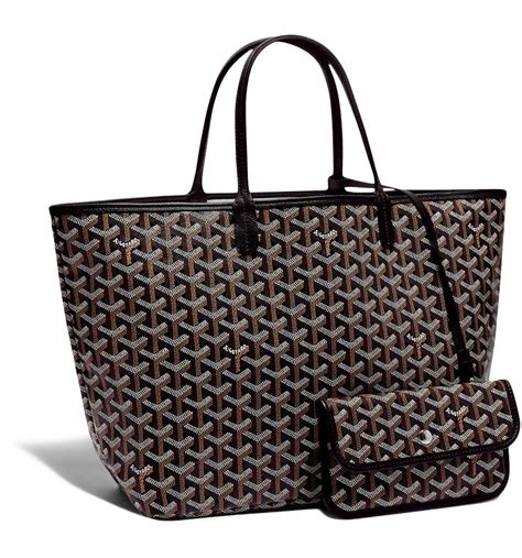 purse valley goyard tote black|goyard canvas bag.